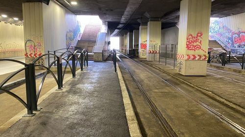 STB a deschis staţia de tramvai din pasajul subteran Victoria