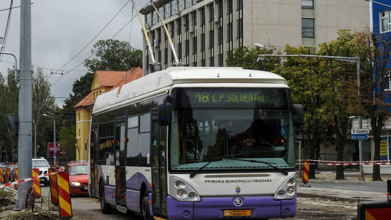 Timișoara cumpără 33 de troleibuze pentru 22 de milioane euro. Achiziție finanțată prin PNRR