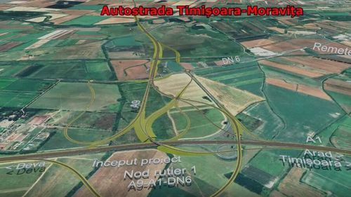 Autostrada Timișoara - Moravița A9. CNAIR a desemnat câștigătorul contractului pentru construcția Lotului 2 (Jebel – Moravița)