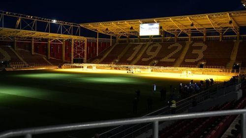 Ministrul dezvoltării anunță finalizarea stadionului Giuleşti „Valentin Stănescu" din Bucureşti. Valoarea totală a investiţiei a depășit 185 milioane lei