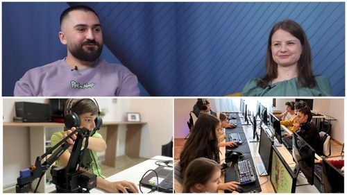 VIDEO Cât costă orele de programare la Punctul IT, „afacerea socială” care oferă cursuri pentru elevi cu vârste cuprinse între 8 și 16 ani folosind cele mai noi tehnologii și platforme, inclusiv Roblox și AI