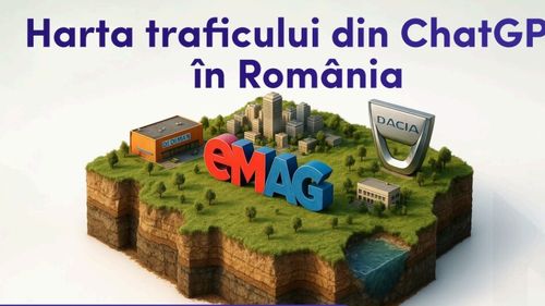 Harta traficului din ChatGPT în România