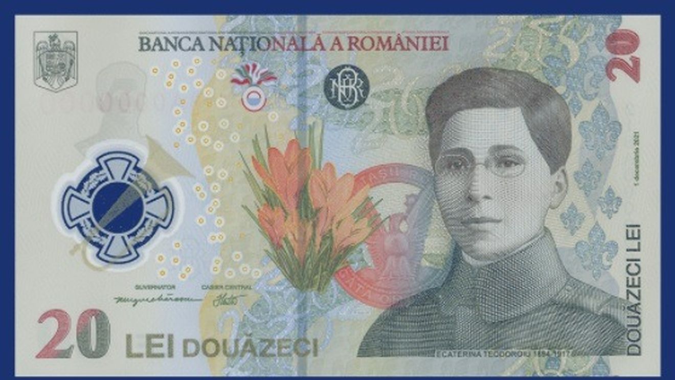 Bancnota de 20 de lei a fost lansată miercuri în circulație