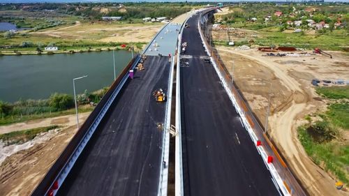 VIDEO Asociația Pro Infrastructură: Cea mai mare structură de pe A7 Buzău-Focșani, podul peste râul Buzău, va fi gata spre sfârșit de mai
