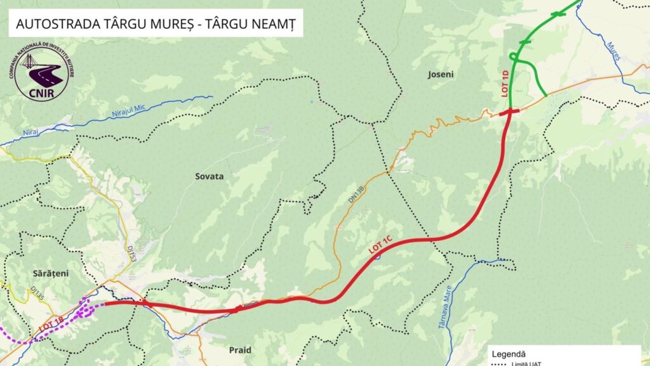 BREAKING Al doilea lot de pe Autostrada Unirii pentru care UMB cere anularea contractului - DOCUMENT / Reacția Ministerului Transporturilor