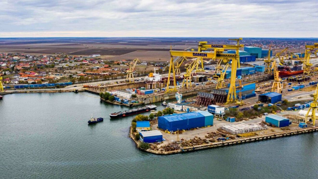 Damen Mangalia disponibilizează 295 de angajați, la șase luni de la intrarea în insolvență a șantierului naval