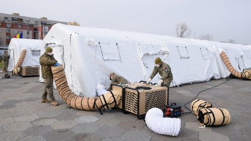 IGSU cumpără un spital mobil de izolare şi tratament a victimelor din epidemii şi pandemii