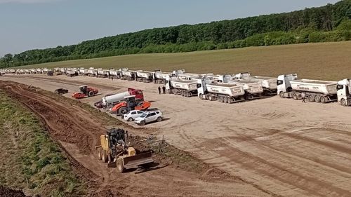 VIDEO Autostrada A0 Nord. Cele mai noi imagini cu lucrările pe Lotul 1 (17,5 km), care va uni A1 de DN1